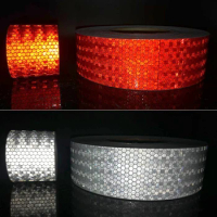 20Roll Wholesale Car Reflective Material Tape Sticker Automobile Motorcycles Safety Warning Tape Reflective Film Car Stickers