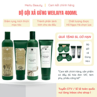 Dầu gội gừng Weilaiya hàng c.ty có VAT, Cặp gội xả thảo dược giảm rụng hỗ trợ mọc tóc, Meitu Beauty 