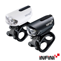 【INFINI】OLLEY I-210P 台灣製4模式100流明IPX4防水USB充電3W高亮度單車前燈/頭燈