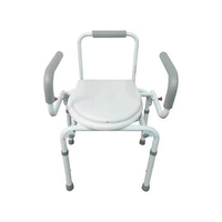 Toilet commode chairs with flip handle potty patient toilet commode chair