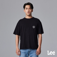 Lee 男女同款 寬鬆版 學院風小LOGO 背後大LOGO 短袖T恤 | Modern &amp; FITS’ EM ALL