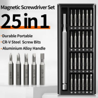 25 In 1 Precision Multifunctional Household Screwdriver Set Computer Phone Disassembly And Maintenance Precision Tool Set