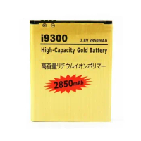 10pcs /lot 2850mAh Replacement EB-L1G6LL Gold Battery For Samsung Galaxy S3 III i9300 I9308 I9305 L710 i747 I535 M440S Batteries
