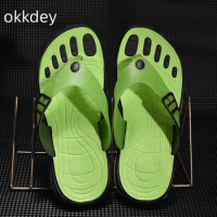 Slippers Man Fashion Beach Outdoor Men's Flip Flops Couple Korean Casual Platform Indoor House Shoes Jelly Slippers New Summer