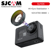 Original SJCAM SJ10X Action Camera SJ10 X 4K 24FPS 10M Body Waterproof WiFi 2.33 Touch Screen Gyro Stabilization 7-Layer Lens DV