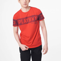 เสื้อยืดผู้ชาย   SKU P1MT229TB178RE สี แดง