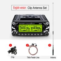 1pz ZT-D9000 Car Radio Walkie-Talkie Two-way Set Two Way Radio Repeater Transceiver Car Walkie Talkie 20km Amateur Ham Radio