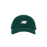 【NEW BALANCE】Hat 男款 女款 綠色 復古 刺繡LOGO 運動 休閒 老帽 棒球帽 LAH91014NWG