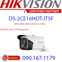 [HCM]Camera 4 in 1 hồng ngoại 5.0 Megapixel HIKVISION DS-2CE16H0T-IT5F