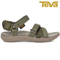 TEVA 女 Sanborn Mia 輕量織帶涼鞋/雨鞋/水鞋 橄欖綠(TV1116650OBNC)