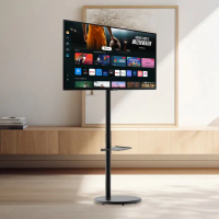 【SAMSUNG 三星】32型 4K FollowMe 移動式智慧聯網液晶螢幕顯示器組(S32DM702UC+移動式立架)