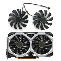 2 fans brand new for MSI GeForce RTX2060 GTX1660 1660ti VENTUS XS V1 Wantushi graphics card replacement fan XY-D09010SH