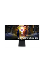 จอโค้งมอนิเตอร์หน้าจอ OLED 34 นิ้ว รุ่น OLED G8 G85SD สีเงิน