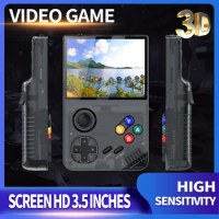 New GameHero M19 Handheld Game Console 3D Arcade 4K HD Game Console 3.5'' IPS Screen HDMI Output Portable Retro Game Console
