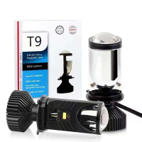 Đèn Pha Led Bi Cầu Mini T9 Chân H4 Lắp Wave 50/100/110/Rs Và Nhiều Dòng Xe Khác.(Giá Bóng)