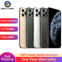 Apple iPhone 11 Pro Max 64GB 256GB ROM Unlocked Smartphone A13 Bionic Chip 6.5" Screen 12MP Face ID 11 pro max Cell Phone