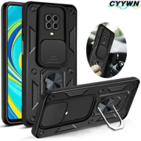 Shockproof Armor Case For Redmi Note10 9 8 Pro Max Car Holder Phone Cover For Redmi Note 9 9T 9s Camera Lens Protection Fundas