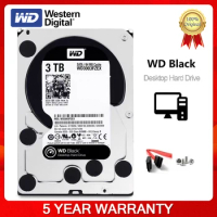 Western Digital WD Black 1TB 2TB 3TB 4TB 6TB Performance Internal Hard Drive HDD 5400 RPM SATA 64MB Cache 3.5 Inch Suitable NEW