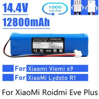 High-performance12800mAh Li-ion Battery,For Lydsto R1 ,Proscenic M7 MAX, M7 Pro,M8 Pro,Lenovo LR1,Roidmi Eve Plus Vacuum Cleaner