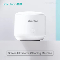 Youpin Eraclean Braces Ultrasonic Cleaning Machine 36000Hz High Frequency Vibration Cleaner Mini Electric Oral Denture Cleaner