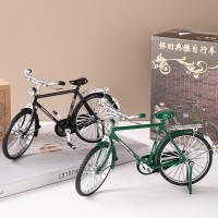 創意復古鐵藝自行車擺件二八大杠老式自行車模型玩具桌面裝飾擺設