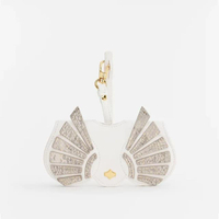 กระเป๋าใส่แว่นรุ่น Hermes สีขาวทอง