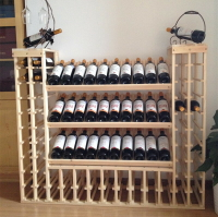 紅酒實木架酒架展示架酒櫃創意木質葡萄定製定做擺件大容量落地