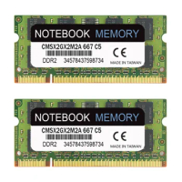 Hot MEMORY 4GB Kit (2X 2GB Modules) PC2-5300 667Mhz DDR2 2GB 240PIN Memory ,Unbuffered Notebook Laptop Memory Modules