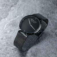 【BERING】BERING 丹麥國寶 MAX RENE設計師聯名限量時尚錶款/40mm-黑-15540-123