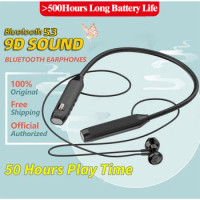 Wireless Headphones Bluetooth 5.3 Neckband Earphones Magnetic Sports Waterproof TWS Earbuds Blutooth Headset With Microphone Mic