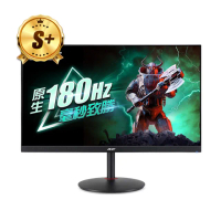 【Acer 宏碁】S+ 福利品 XV272U V3 電競螢幕(27型/2K/180Hz/0.5ms/IPS)