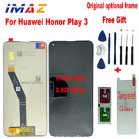 IMAZ Original For 6.39" Huawei Honor Play 3 LCD Display Touch Screen + Frame Panel Digitizer Replacement For Honor Play3 LCD