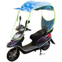 電動摩托車雨棚蓬遮陽傘防曬黑防曬罩新款加固型擋雨雨傘《台北日光》