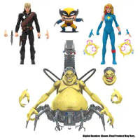 Marvel Legends Mojoworld Dazzler Longshot Wolverine 4-Pack 6" Action Figure