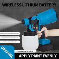 LYUWO Electric Spray Gun Latex Paint High Power Paint Coating Charging Spray Machine Lithium Battery Spray Gun Spray Pot