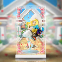 【AOWOBOX】壽屋 Pokemon 寶可夢日月 莉莉艾與 科斯莫古 主題展示盒
