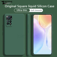 For Redmi Note11 Pro Case Zroteve Square Liquid Silicone Cover For Xiaomi Redmi Note 11 11S 12S 12 Pro Plus Xiomi 5G Phone Cases