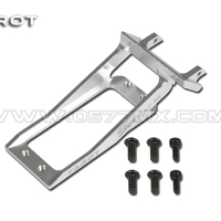 CNC Lengthened Metal Tail Servo Mount Silver for Trex 450 Pro 450PRO V2 Sport TL2757 RC Helicopter Heli Tarot Align Turnigy