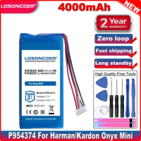 LOSONCOER Good Quality Battery 4000mAh Bluetooth Speaker Battery CP-HK07 P954374 for Harman/Kardon Onyx Mini