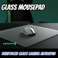 ECHOME Matte Glass Gaming Mouse Pad for FPS Game Desk Mat Computer Office Smooth Desk Pad Non-slip Mousepad Gaming Accessories