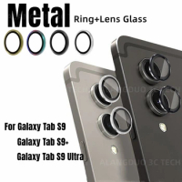 For Samsung Galaxy Tab S9 Ultra S9+ Plus FE Camera Protector Metal Ring+Lens Glass Back lens Cover Cap for Samsung Tab S9+