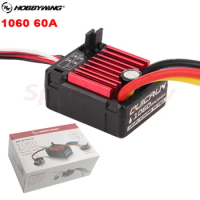 HobbyWing QuicRun 1060 60A Brushed Electronic Speed Controller ESC 2-3S Lipo SBEC 6V 3A Water Proof Dust-proof For 1:10 Sport