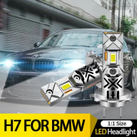 2PCS Turbo H7 Led Headlights Mini Car Light Blub 12v For BMW E81 E87 E88 E82 E92 E90 E91 E60 F07 F11 E61 1 3 5 Series F36 E65 X3