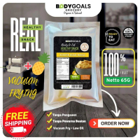 [BODYGOALS] Keripik Buah NANAS Premium Vacuum Frying Sehat Renyah 100% Alami Tanpa Pengawet Pewarna 