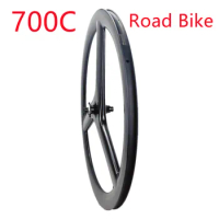 3Spokes Wheels 700c Fixied Gear Wheel 3spokes Bike Track Wheel 23MM Width 50MM Depth 700c Tri Spokes Road Wheel