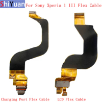 USB Charging Dock Port Connector Board Flex Cable For Sony Xperia 1 III LCD Flex Cable Replacement Parts