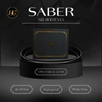 SABER SR 800 EVO - Projector Foglamp Lampu Depan (3 INCH LED Blue Lens) - 100%ORIGINAL