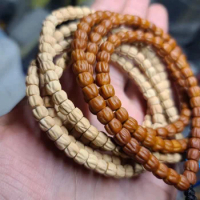 Cacumen Platycladi Original Seed Leather Unrepaired Rift Grain Beads Bracelet Necklace