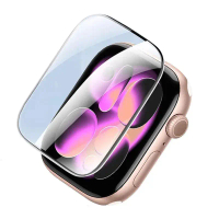 Miếng dán bảo vệ màn hình cong cho Apple Watch 44-45mm 40mm 41mm 46-42-38mm iwatch series 11 10 8 7 