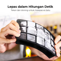 Alat Buat ES Batu Kristal Cetakan Es Batu Silikon Kotak 15 Grid Ice Cube Tray - DY0971